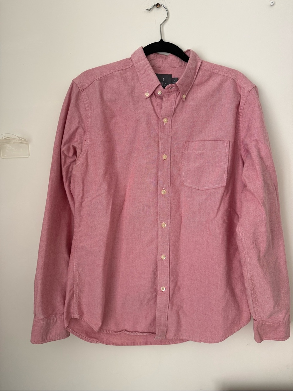 Men's Pink Oxford Button-Down Shirt